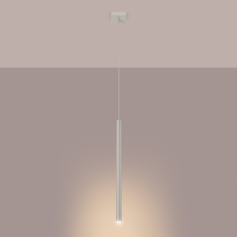 Pastelo Hängelampe Pendelleuchte Lampe beige 2 cm Stahl 3 flg - 5903282795006