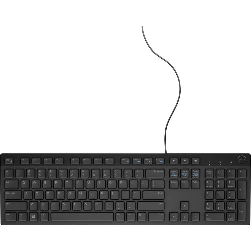 Dell USB Tastatur PC Tastatur Eingabegerät QWERTZ Schwarz für Windows 445x130mm - 5397063704460