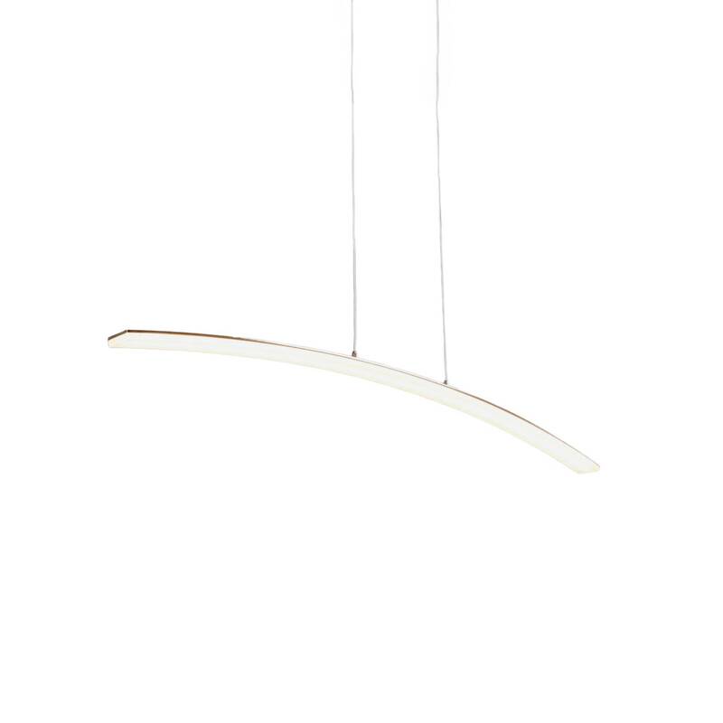 Lucande Pendelleuchte Hängeleuchte LED Lorian Chrom Metall Aluminium 99 cm - 6291106551808
