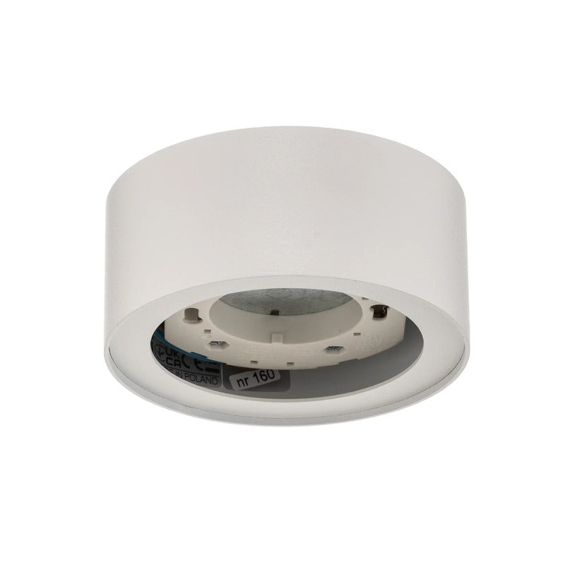 Nowodvorski-Lighting Deckenspot Flea LED Strahler dimmbar weiß Stahl Ø10cm 4,5cm - 5903139820295