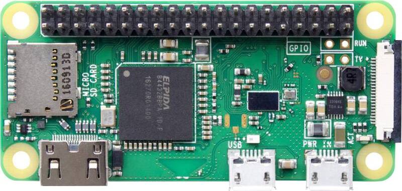 Raspberry Pi Zero WH 1GHz 512MB WLAN BT HDMI kompakter Einplatinencomputer - 5056561800295