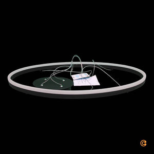 B-Ware Paul Neuhaus Titus Led Hängeleuchte Oval 80x39 Cm Deckenlampe Deckenleuchte Spot