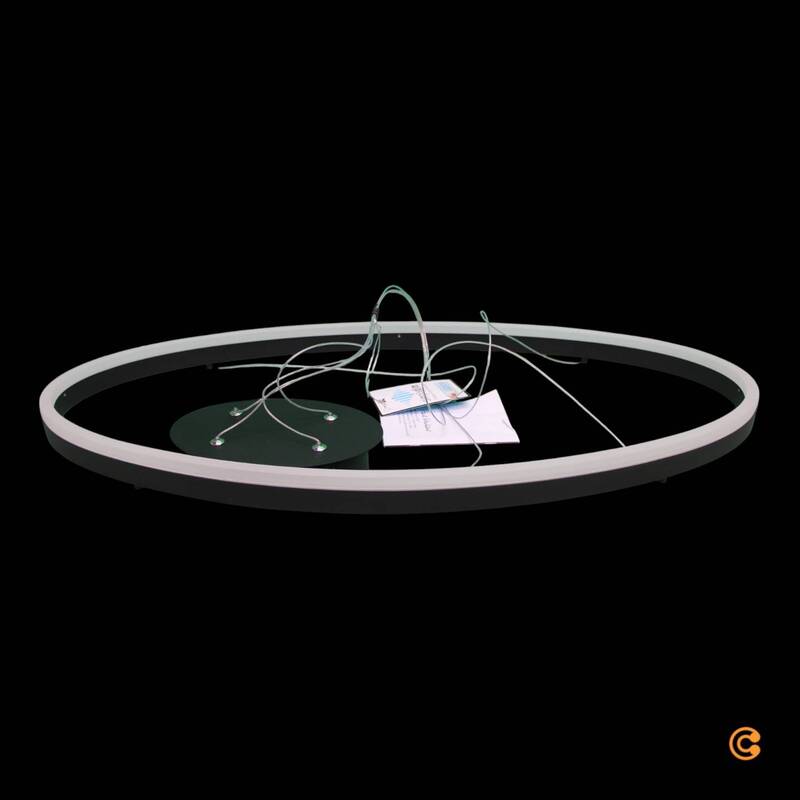 Paul Neuhaus Pendelleuchte Hängelampe LED Leuchte anthrazit oval Titus Eisen - 4012248375211