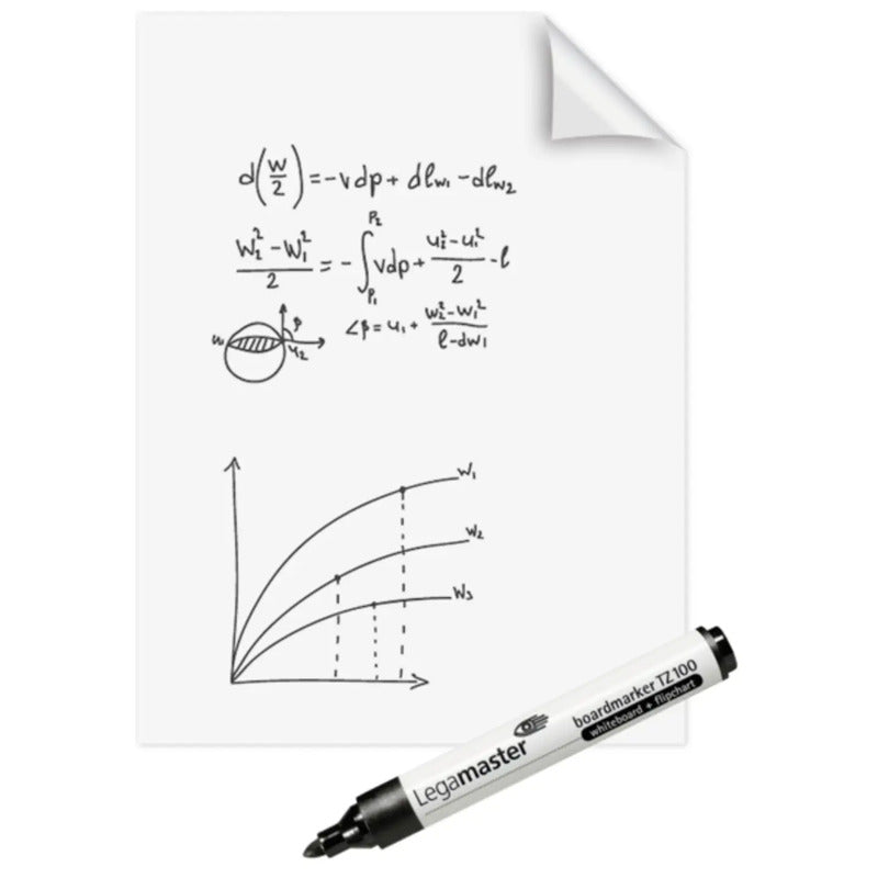 Legamaster Whiteboard-Folien Whiteboard Chart Magic-Chart B x H 600 x 800mm Weiß - 8713797095181