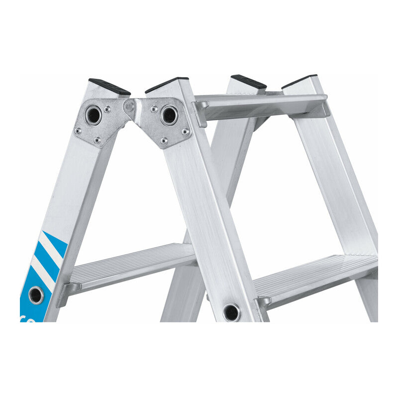 ZARGES Stufen-Stehleiter Nova B 2x3 Stufen rutschsicher 5,8kg Arbeitshöhe 2,1m - 4003866424634