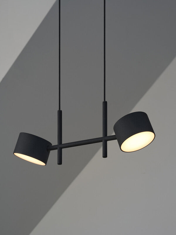 OSRAM Pendelleuchte Hängelampe Decor Kyoto 2XPendant LED dimmbar schwarz 1500mm - 4058075846609