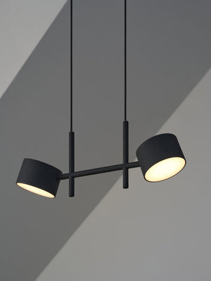 B-Ware OSRAM Pendelleuchte Hängelampe Decor Kyoto 2XPendant LED dimmbar schwarz 1500mm