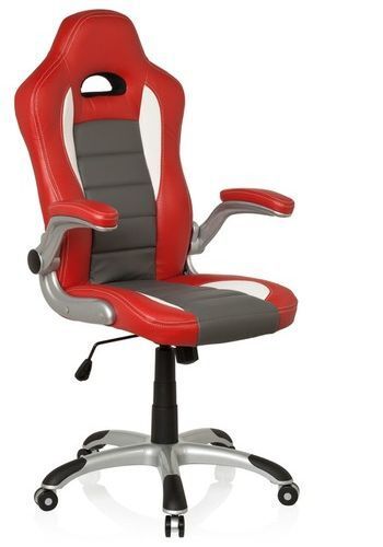 hjh OFFICE Gaming Stuhl  Bürostuhl GAME SPORT Drehstuhl Stuhl rot weiß - 4260284081843