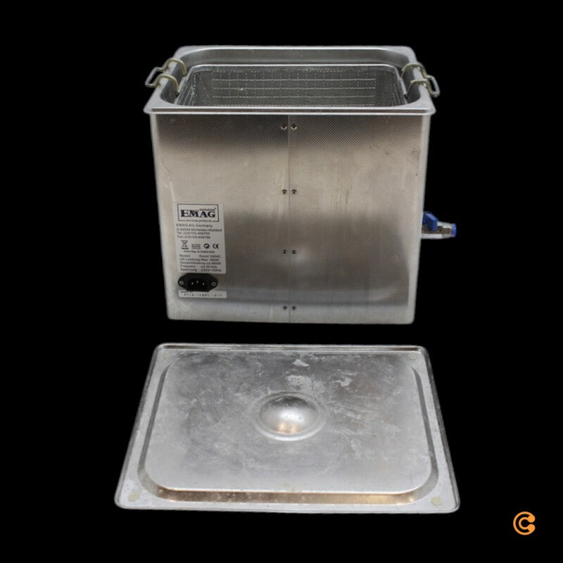 Emag Emmi 100HC Plus Ultraschallreiniger Reinigungsgerät 480W SIEHE TEXT/FOTO - 4040513180512