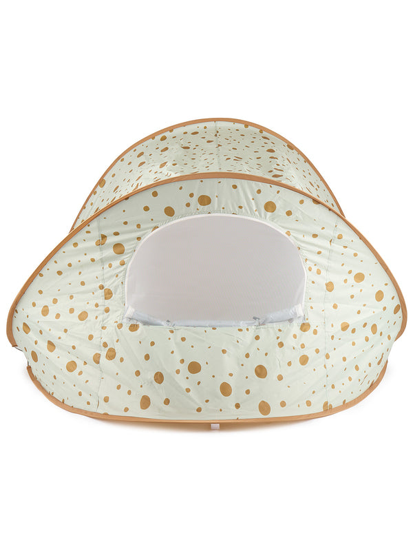 Bieco Strandmuschel Dots Kinderzelt UV-Schutz 80+ leicht transportabel stabil - 4005544206280