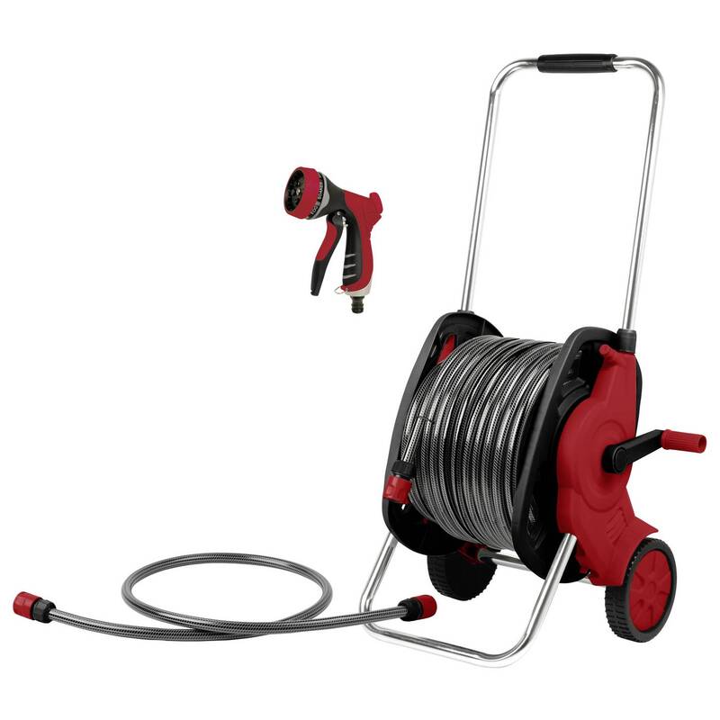 Toolcraft Gartenschlauchwagen Gartenschlauch Schlauchalter Schlauchtrommel - 4064161151472