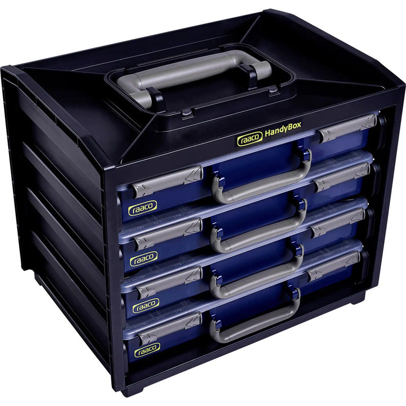Raaco HandyBox 26,5 x 37,6 x 31 cm (bestückt) 4 Sortimentskoffern Kunststoff - 5733439136242