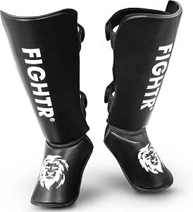 FIGHTR Schienbeinschoner Shin Pads ideal gepolstert für Kickboxen Größe S - 4260723851518