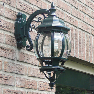 B-Ware KS Verlichting Außenwandleuchte Andrew Gartenleuchte dimmbar grün IP33 45cm