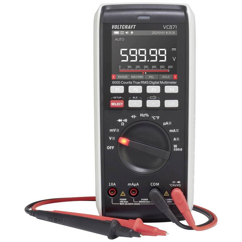 VOLTCRAFT VC871 Multimeter Messgerät Hand-Multimeter Datenlogger CAT III 1000V - 4064161246604