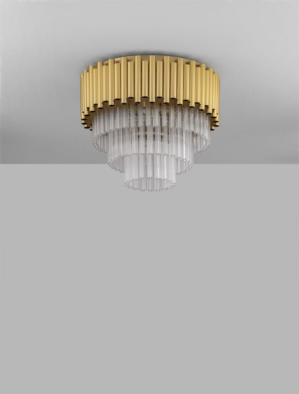 Nova Luce Deckenleuchte Deckenlampe MAGNOLIA Gold E14 LED 5fach dimmbar Lampe - 5212017434999