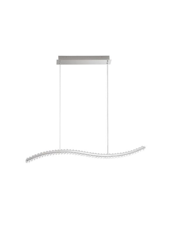 Nova Luce Pendelleuchte Hängeleuchte AURELIA LED Chrom Neutralweiß dimmbar 43 W - 5212017435149