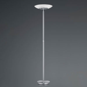 B-Ware Hell Led Stehleuchte Findus 1 Flammig Nickel Stehlampe Lampe Leuchte Lesela647