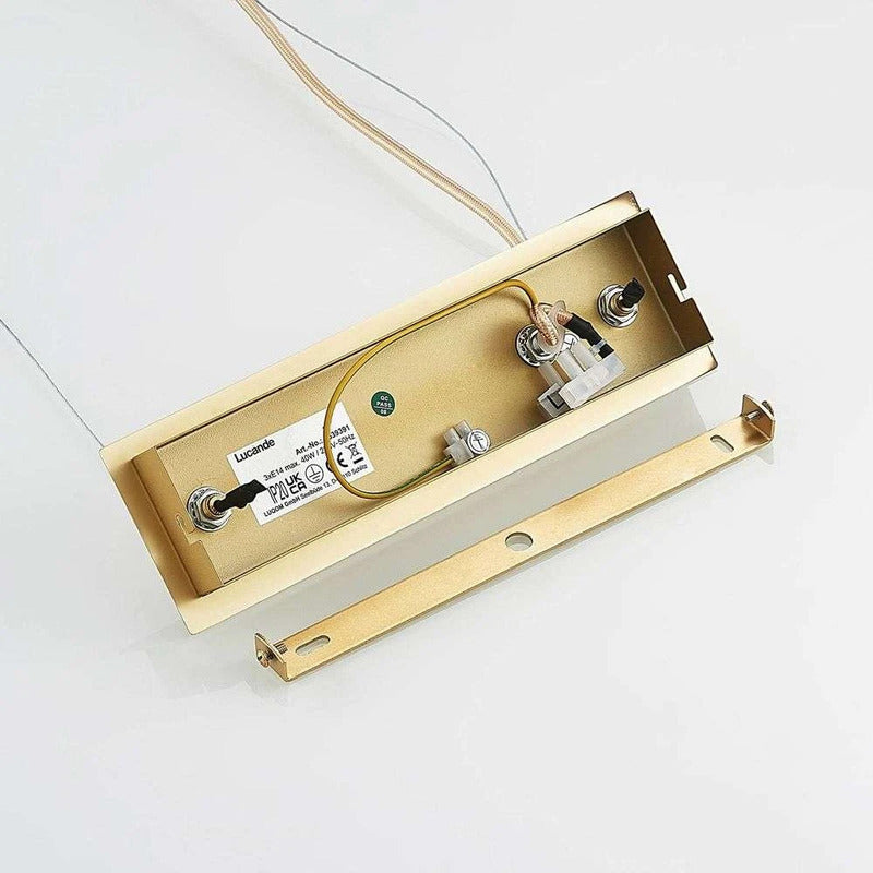 Lucande Mylah Hängelampe 3fl Ø 14 cm Deckenlampe Deckenleuchte Leuchte Spot56 - 4251911730227