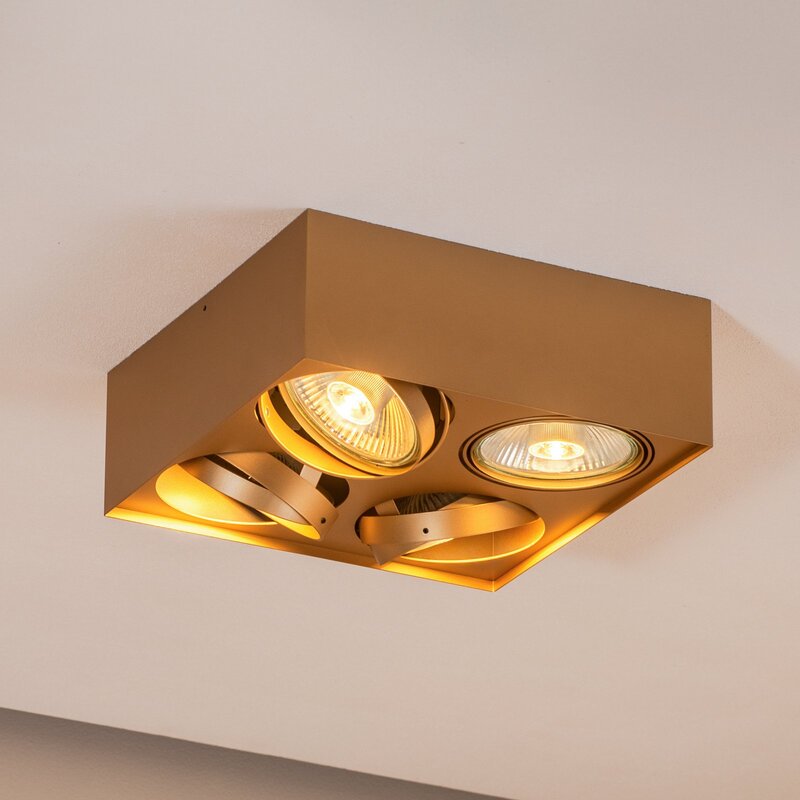 Argon Riesta Deckenstrahler Leuchte gold vierflammig Lampe Innenbeleuchtung - 5902553234879