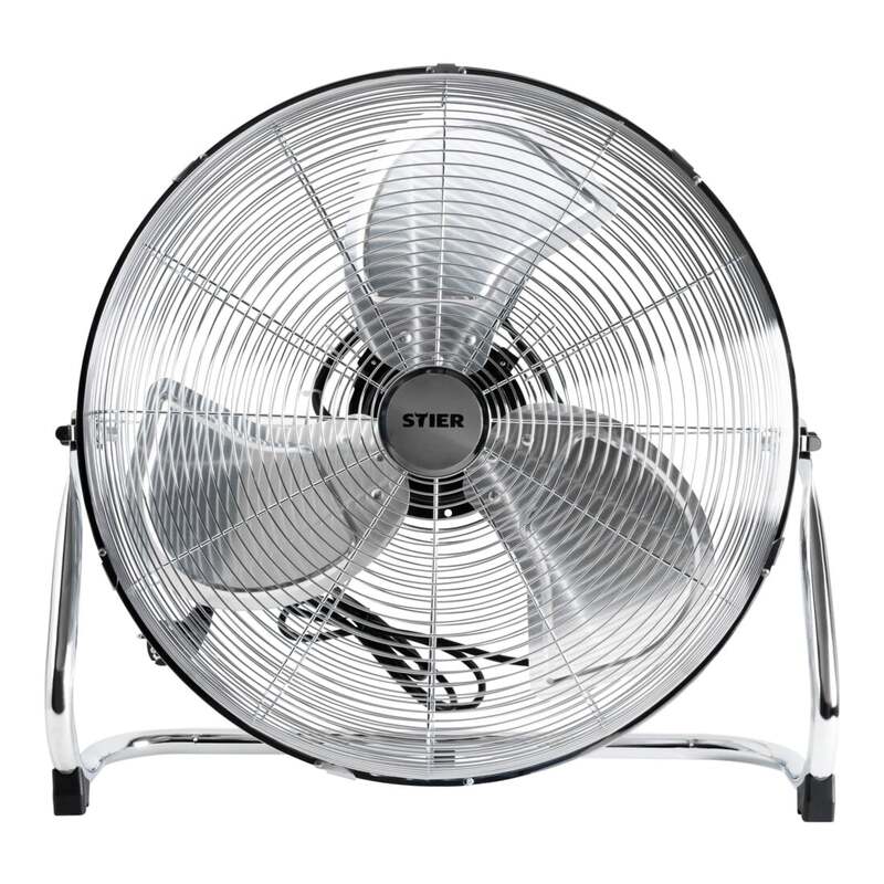 STIER Ventilator Bodenventilator 120W Luftzirkulation 3 Geschwindigkeitsstufen - 4260439004116