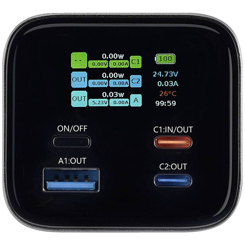 VOLTCRAFT VC-C909 Powerbank 27000 mAh PD 3.1 Li-Ion SIEHE TEXT/FOTO - 4064161327570