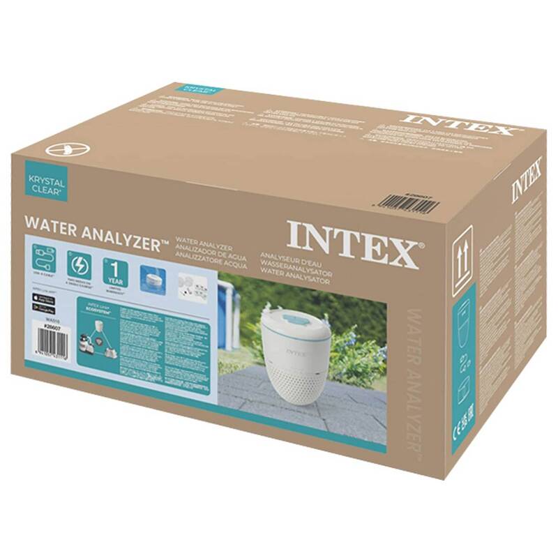 INTEX Wasseranalysator Wassertestgerät ABS PP für Pools Außenbereich weiß 1,91kg - 6941057431116