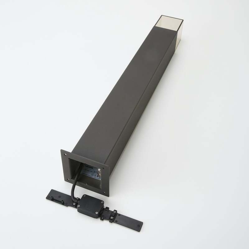 Lucande Wegeleuchte Keke Wandleuchte 70cm LED robustes Design anthrazit - 4251096576191