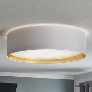 B-Ware Euluna Deckenleuchte Deckenlampe Lampe Leuchte Bilbao weiß gold Ø 60 cm983