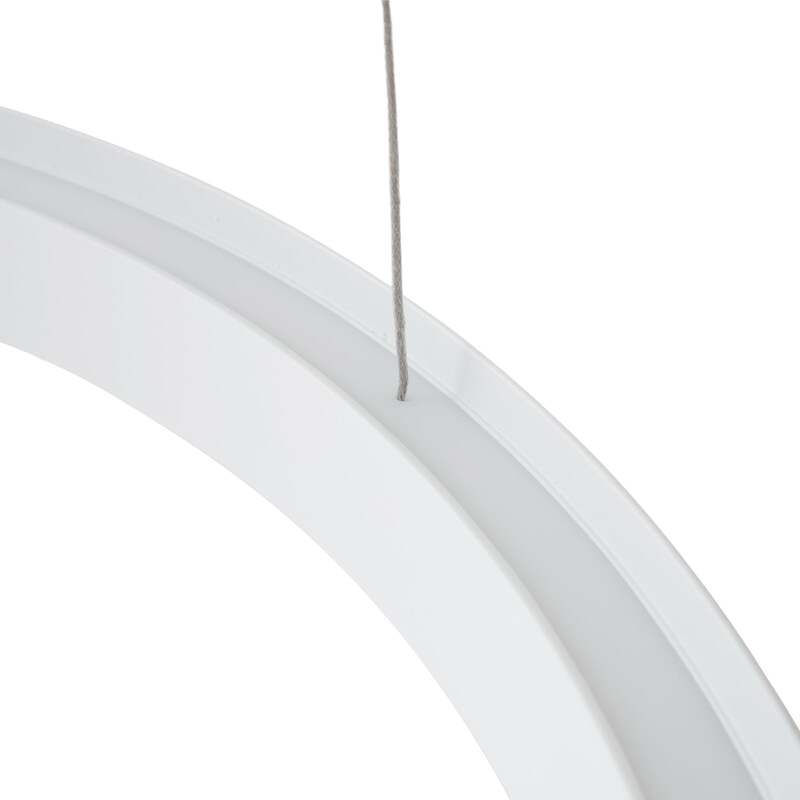 Lucande LED Hängeleuchte Pendelleuchte Philine Deckenlampe 60 cm weiß Eisen - 4251911765601