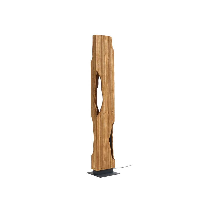 Lucande Stehleuchte Standlampe Holz Tarry Leuchte Schalter Kabel Ingo Thiele - 4255830906237