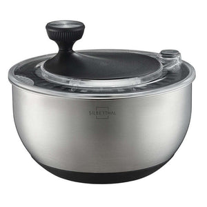 B-Ware SILBERTHAL Salatschleuder Salatzentrifuge Edelstahl effektive Schleuderfunktion