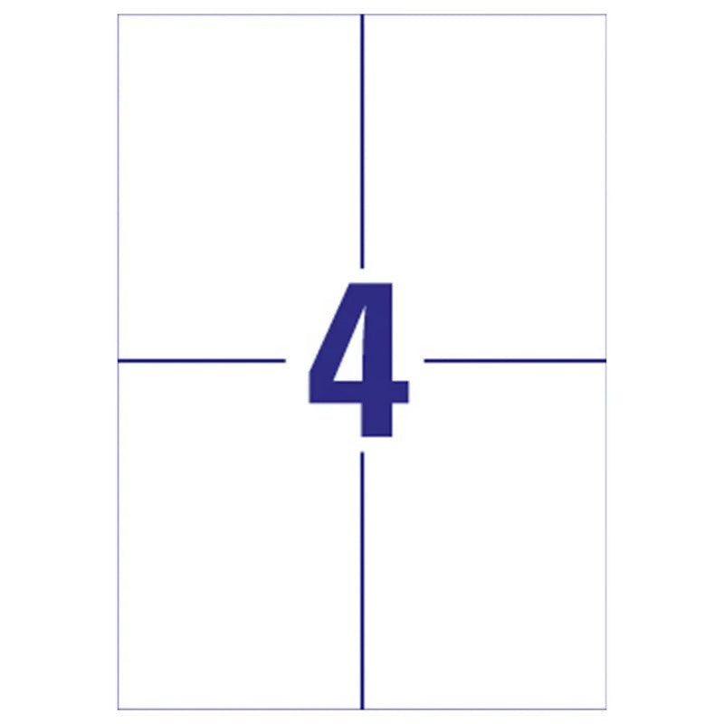 Avery-Zweckform Universal-Etiketten 105x148mm 2000 Stück für Laserdrucker weiß - 4004182051023