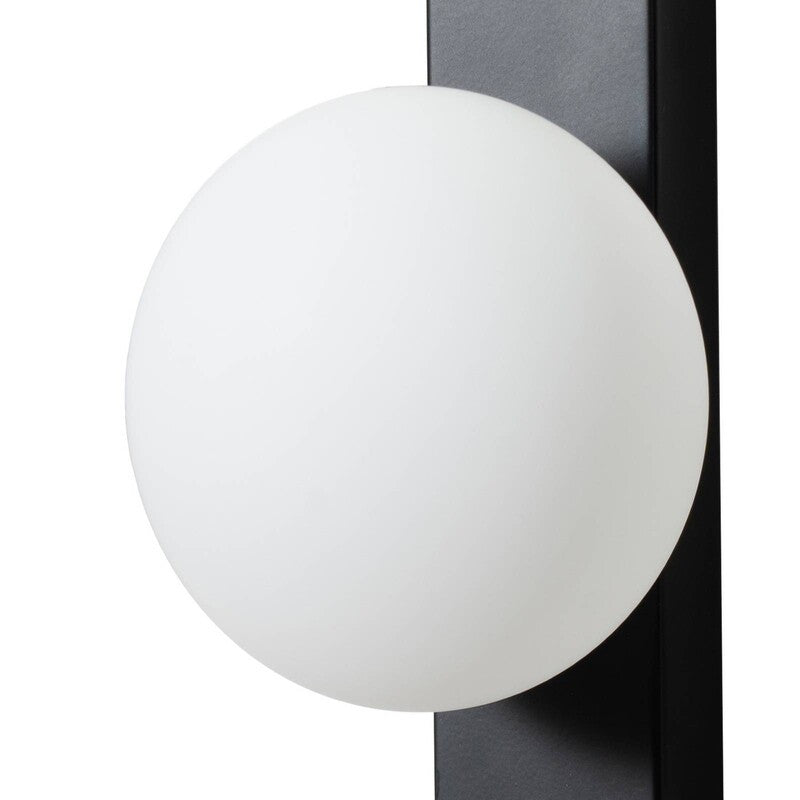 Lindby Wandleuchte Tavrik LED Lampe dimmbar schwarz-weiß IP für Feuchträume 30cm - 4255830902185