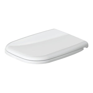 B-Ware Duravit WC-Sitz D-Code Modell 006731 Duroplast Edelstahl Scharnier weiß 88,5mm