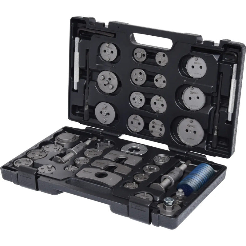 KS Tools Bremskolben-Rückstell-Werkzeug schwarz 41-tlg magnetisch im Koffer - 4042146378885