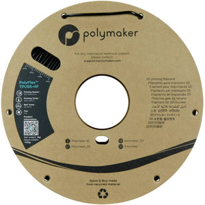B-Ware Polymaker Filament Schwarz Druckmaterial Tpu Flexibles Filament Poly Flex