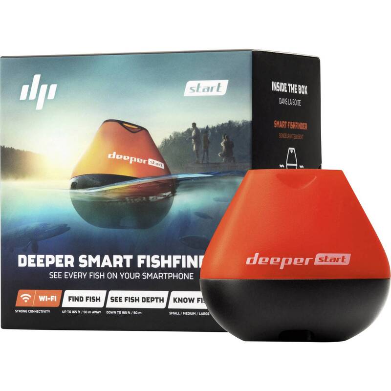 Deeper Fischfinder Start Sonar WLAN Anglergerät mit 6 Stunden Betriebszeit 65mm - 4779032950428