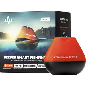 B-Ware Deeper Fischfinder Start Sonar WLAN Anglergerät mit 6 Stunden Betriebszeit 65mm