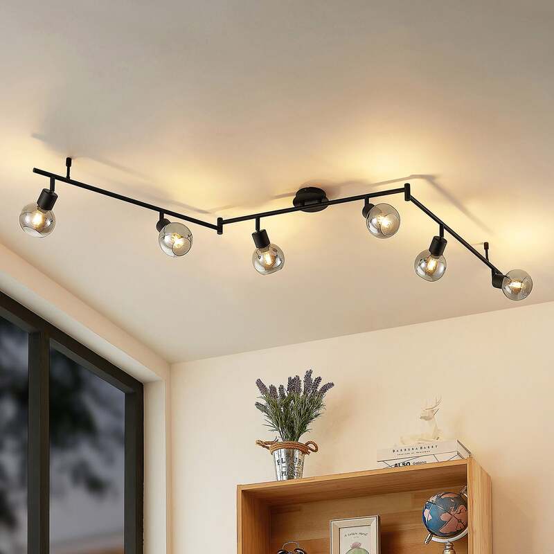 Lindby Eridia Deckenstrahler Strahler Deckenleuchte schwarz SIEHE TEXT/FOTO - 4251911728378