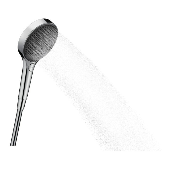 Hansgrohe Rainfinity 130 Duschkopf 132mm 3 Strahlarten chrom schwarz - 4059625189696