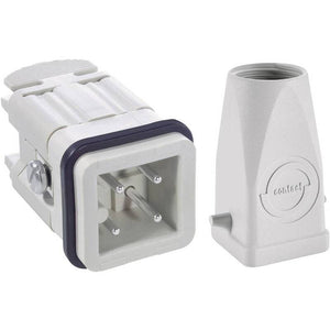 B-Ware LAPP Steckverbinder Set Verbindungssatz EPIC-KIT H-A 3 Grau Schrauben PE 4 SETS