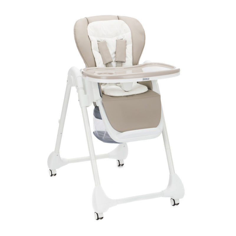 fillikid Hochstuhl Sitzstuhl Hochstuhl weiß/taupe höhenverstellbar weiß/taupe - 9120135190726