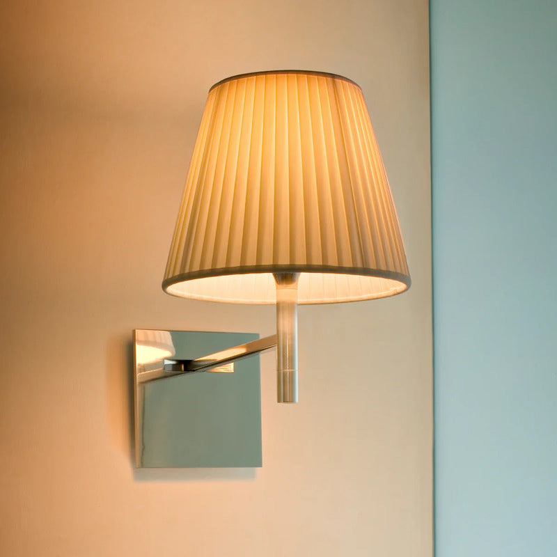 Flos Wandleuchte Wandlampe K Tribe Bronze fabric Leuchte Lampe E27 Höhe 35 cm - 4251384222328