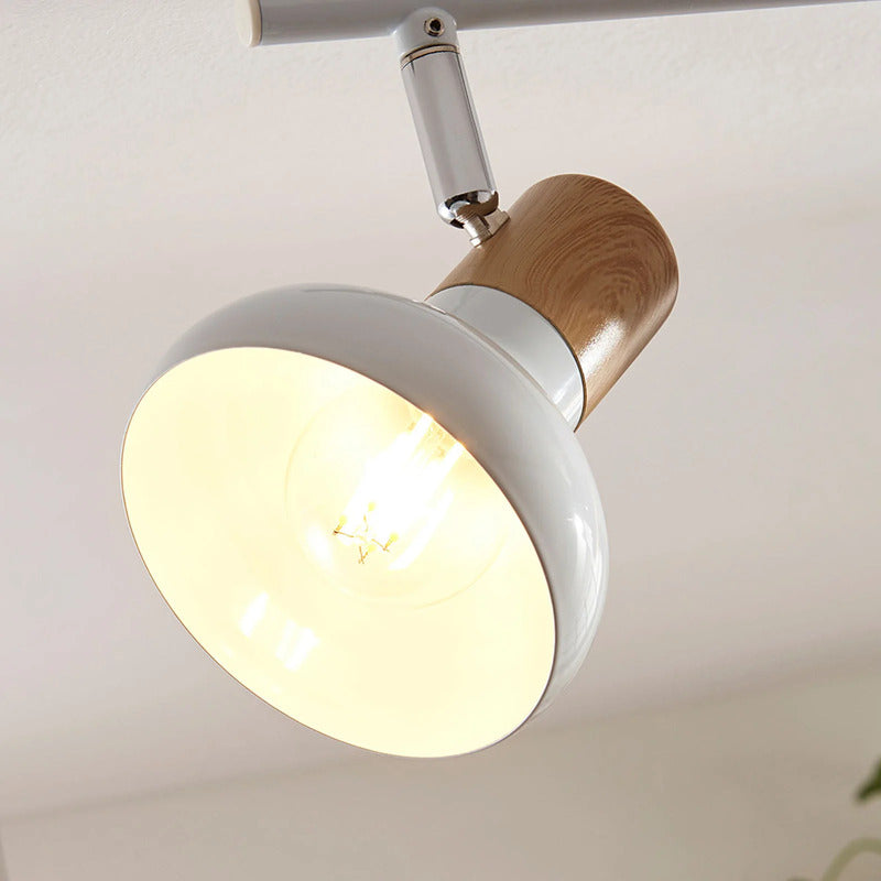 Lindby Deckenleuchte Fridolin LED Lampe dimmbar 4-flg weiß Metall 70,5cm - 4251096546705