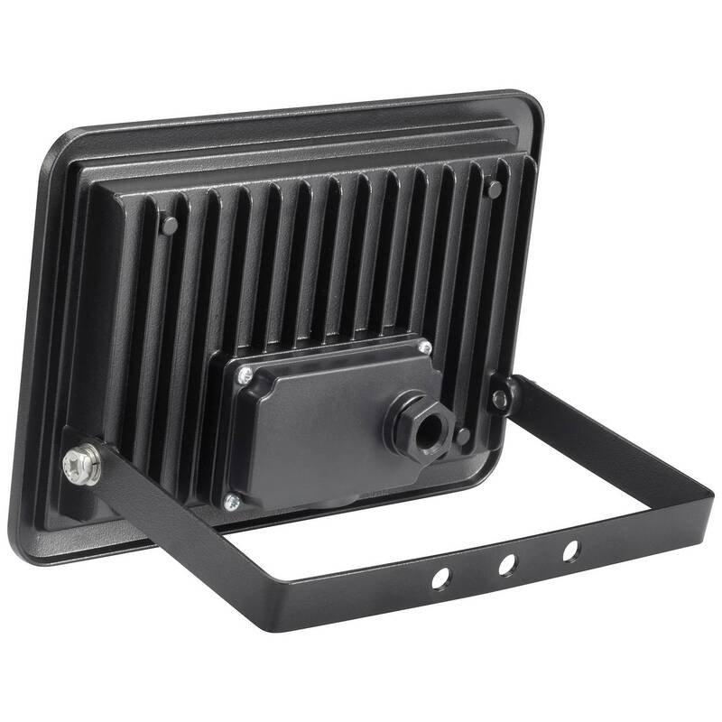 Sygonix SY-5051772 LED-Flutlichtstrahler Außenstrahler Flutlicht schwarz 2 STÜCK - 4064161207506