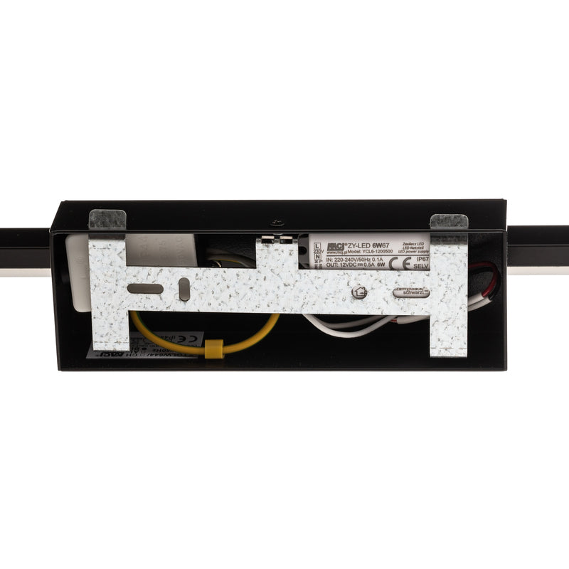 Euluna Wandleuchte Wandlampe LED Leuchte Lampe Miroir schwarz 80 cm universalwei - 5903148515069