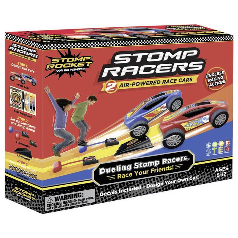Stomp Rocket Spielzeug Auto Rennwagen Set Kompressor Starter Rennspiel Kinder - 0795516600003
