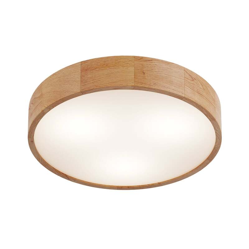 Envostar Deckenleuchte Kerio LED Lampe Holz Leuchte dimmbar Eiche Ø47cm natur - 4251911796216