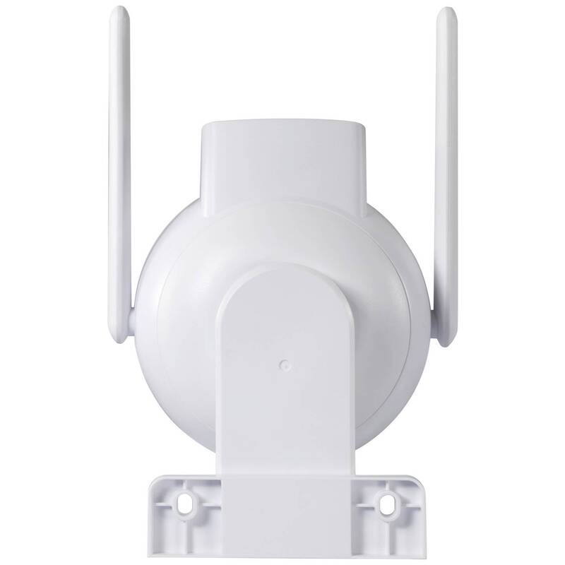 Sygonix WLAN IP Überwachungskamera 1920x1080 Pixel mit 2 Objektiven weiß IP65 - 4064161323237